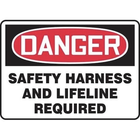 Accuform OSHA DANGER FALL PROTECTION SIGN MFPR105XP MFPR105XP